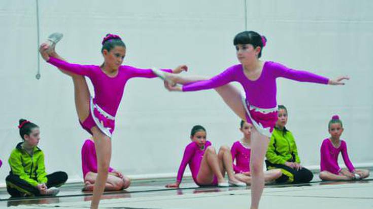 125 gimnastek hartu zuten parte Kiroldegian,  urte bukaerako erakustaldian