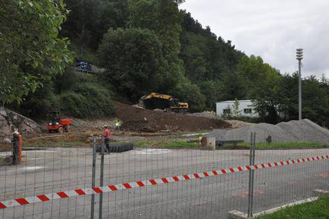 Hasi dira Ibarluzeko Garbigunea egiten eta urte bukaerarako martxan izango da