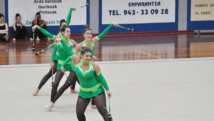 Kurtso bukaerako erakustaldia, ikasitakoa erakutsiz