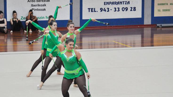 Kurtso bukaerako erakustaldia, ikasitakoa erakutsiz