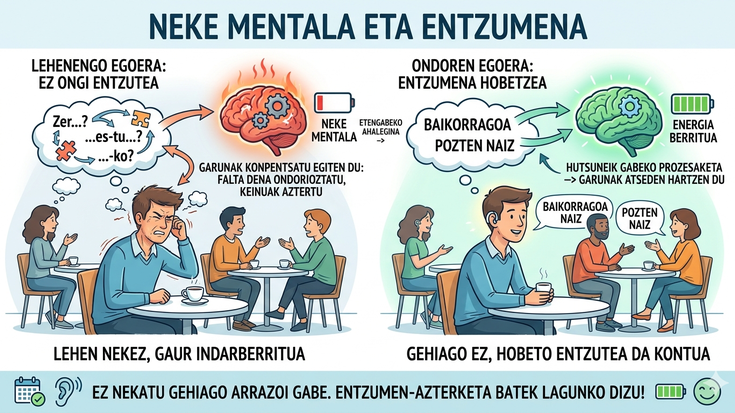 Entzumenarekin inork lotzen ez duen nekea