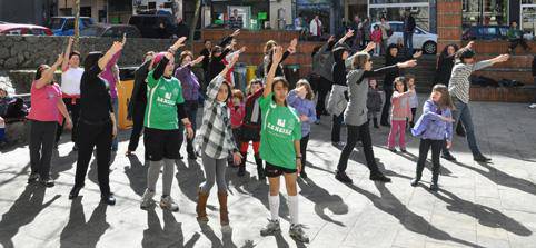 Hernani ere prest, Zubietako Flash Mob erraldoirako