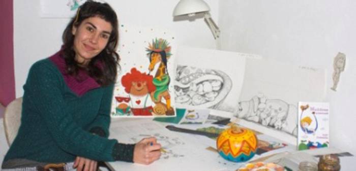 «Goxotasuna transmititzen duten ilustrazioak egiten saiatu naiz»