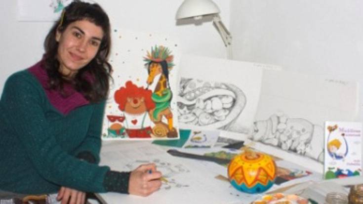 «Goxotasuna transmititzen duten ilustrazioak egiten saiatu naiz»