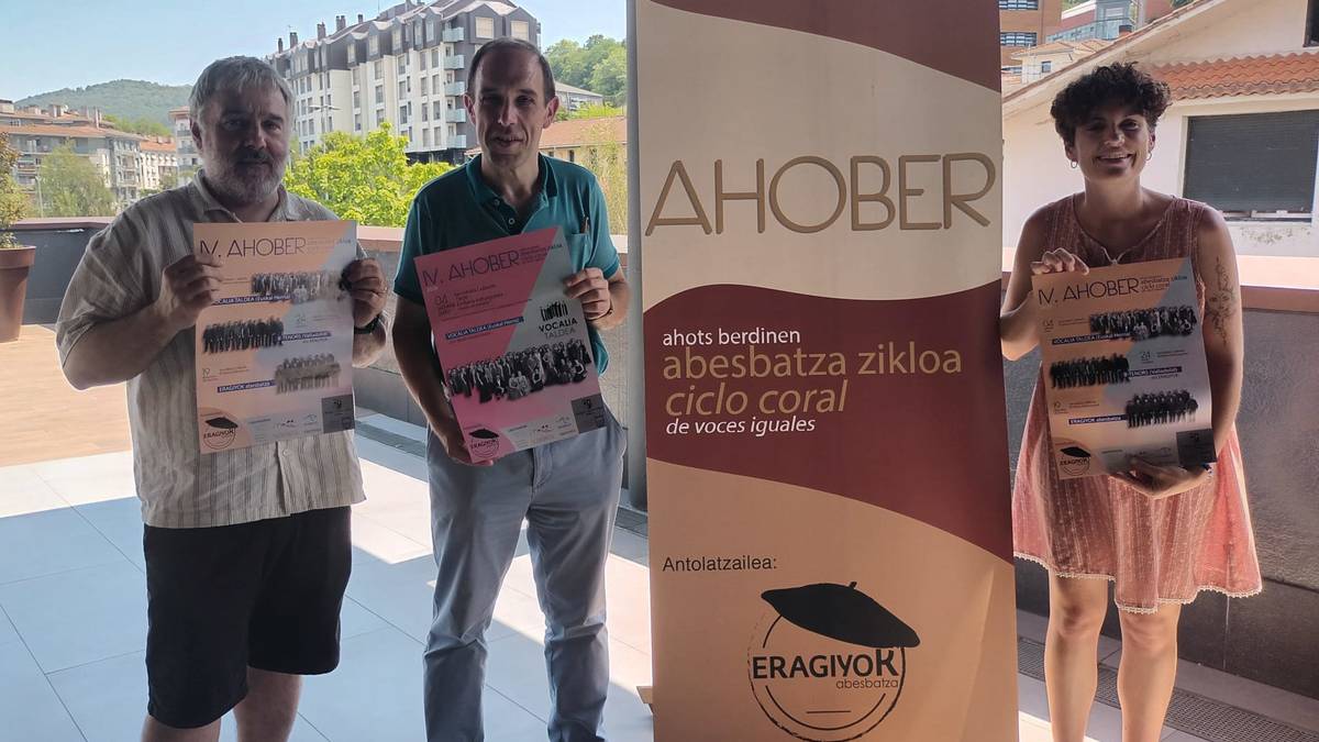 Larunbat honetan hasiko da Ahober zikloaren laugarren edizioa, Vocalia Taldearen emanaldiarekin