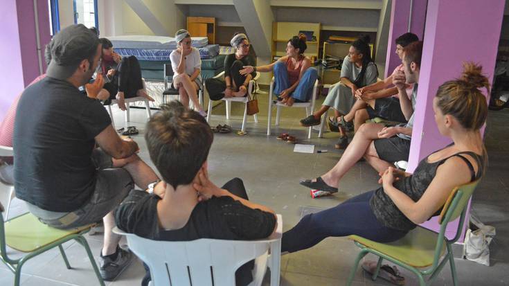 «Hamaika identitateren borroka», Plaza Berriko ‘mani-festa-akzioan’