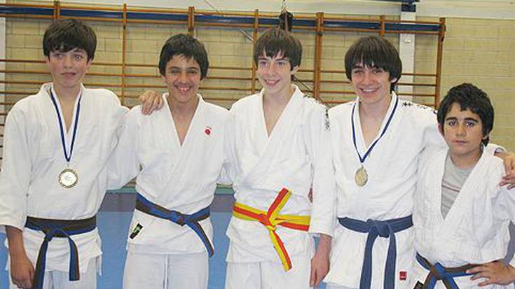 Herriko judokek 
dominak lortu zituzten Gipuzkoako Infantil 
mailako txapelketan. 