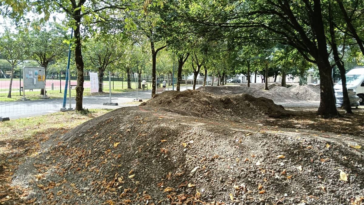 Bizikletentzako 'skill park' berria, Sagastialdeko Gabriel Zelaia parkean