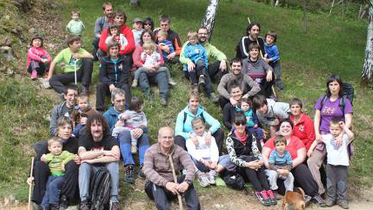 Ereñotzu, Fagollaga eta Larre Gain artean, igandeko buelta