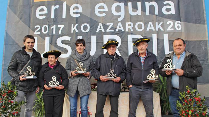 Juan Galdeanok eta Markos Pagolak, ezti onenei sariak