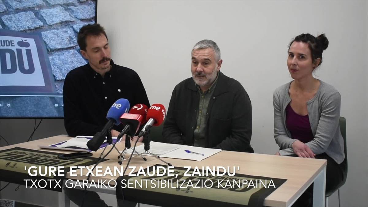 Txotx garairako sentsibilizazio kanpaina aurkeztu dute Astigarragako eta Hernaniko alkateek