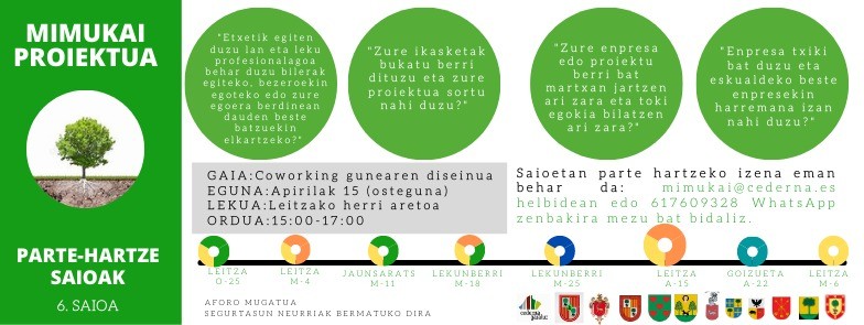 'Mimukai' proiektuaren parte hartze saioa apirilaren 22an, Goizuetan