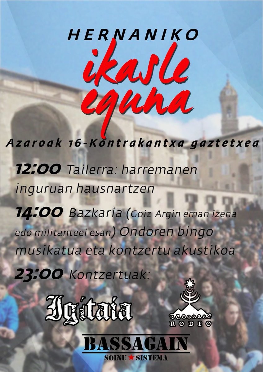 Ikasle Eguna, etzi