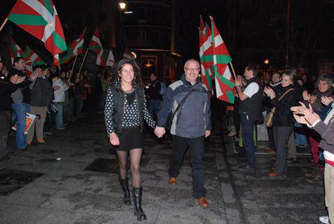 Ongi etorria egin zieten atzo Xabier Lareki eta Angel Pikabeari