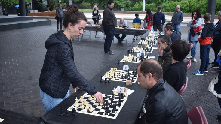 Astigartar ugariren aurka jokatu zuen Elisabet Ruiz Font xakelariak