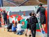 Palestinako errefuxiatuen aldeko murala, Latxunbeko futbol zelaian