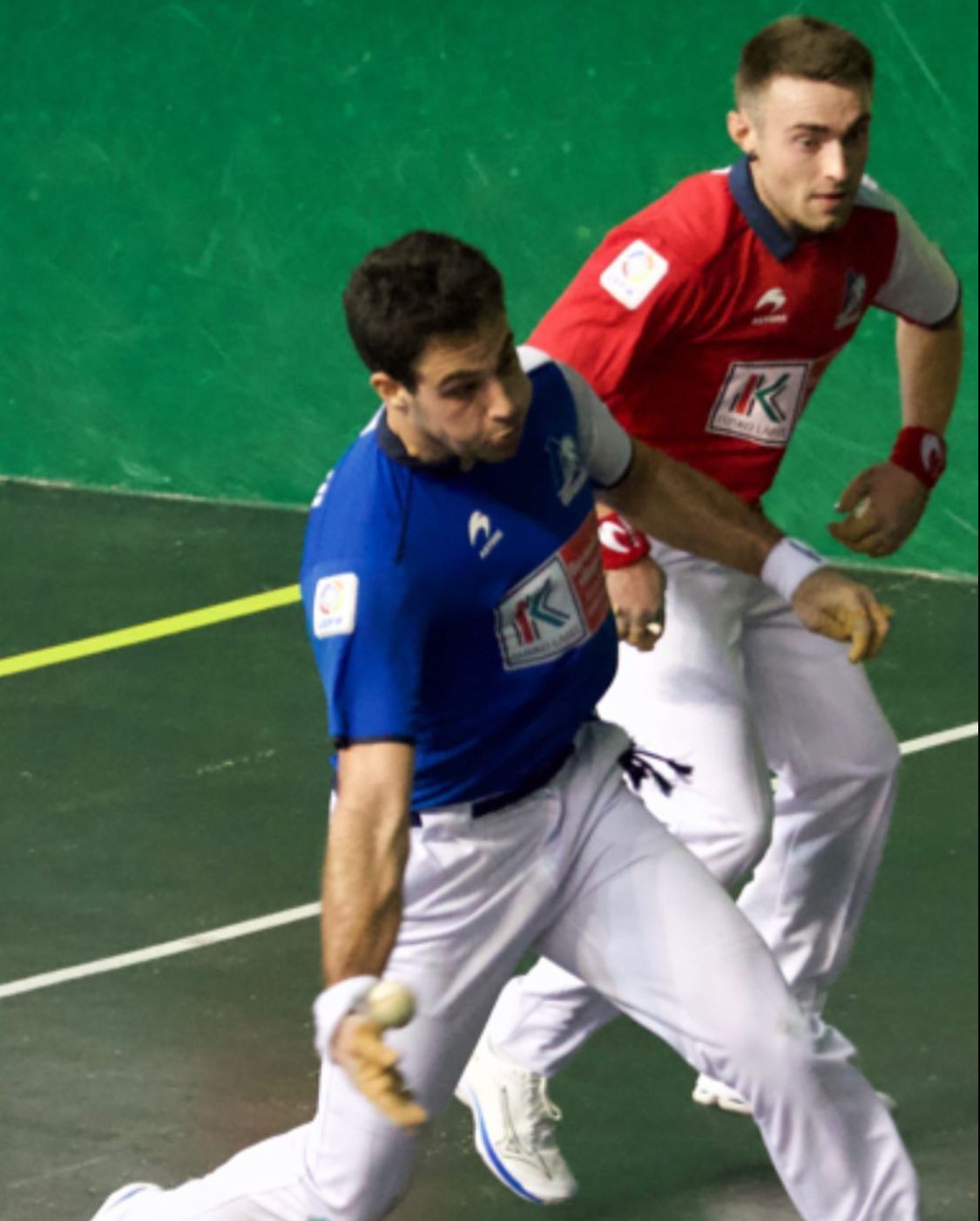 Final haundirako txartelaren bila aurrez aurre, Exposito eta Salaberria