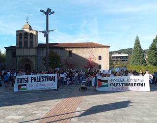 Palestinaren alde kontzentrazioa gaur, Zinkoenean
