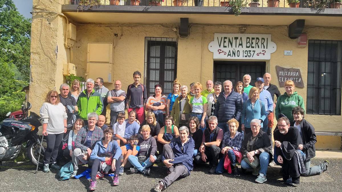 Azkeneko ondarebidea gaur, barrioan bertan