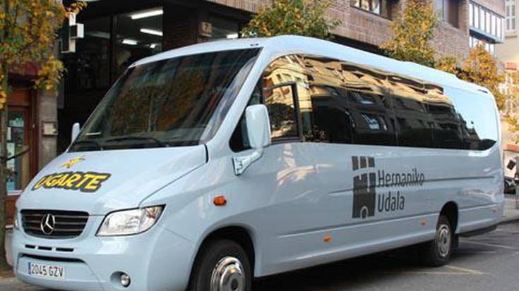 Autobus berria Hernanin da