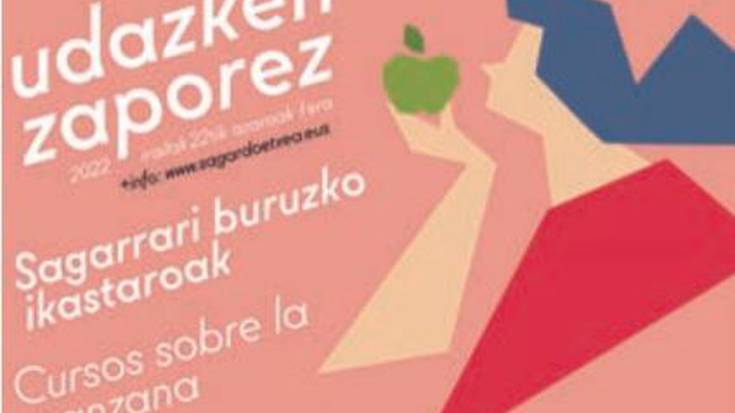 Sagarrari buruzko ikastaroak