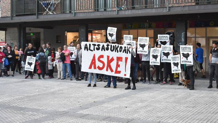 Altsasukoen aldeko kontzentrazioa egin zen ostegunean