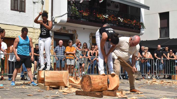 Sagardoa eta harriak protagonista gaur, Ergobiko Jaien egun haundian