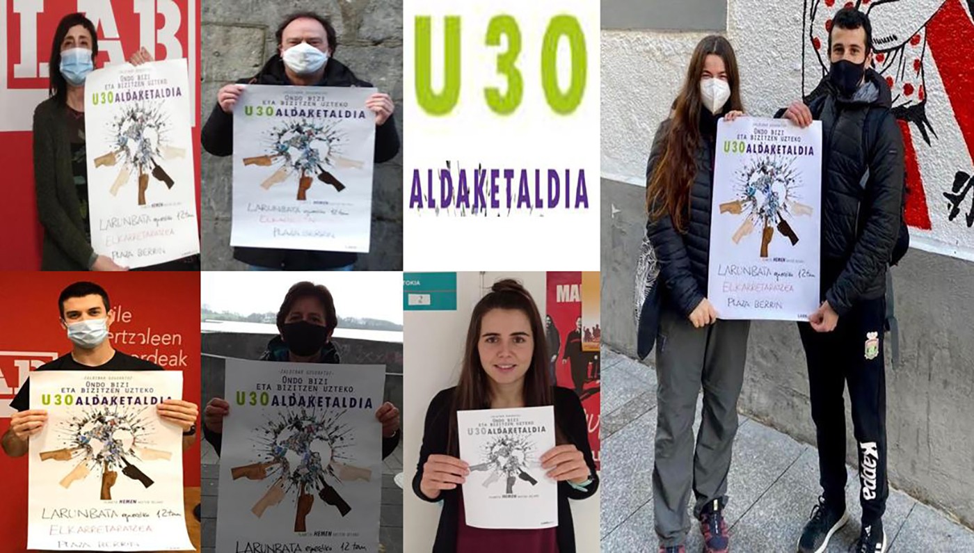 Larrialdi ekologikoarekin kezkatuta, elkarretaratzea