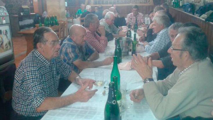 San Huberto  eguneko afaria, giro ederrean