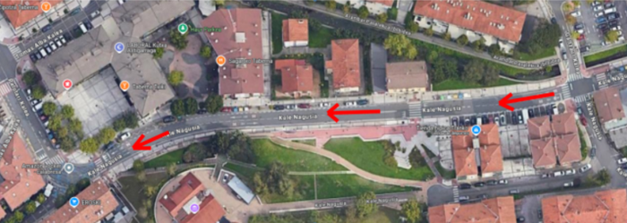 Kale-mozketak eta aldaketak trafikoan, Santioak direla eta