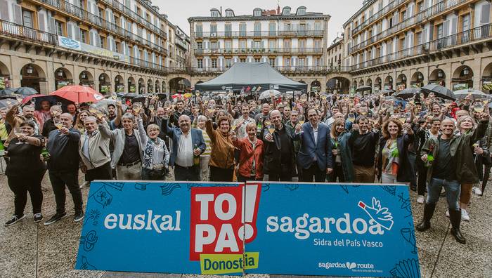 Larunbatean ospatu zuten XXXVI. Sagardo Eguna, Donostian