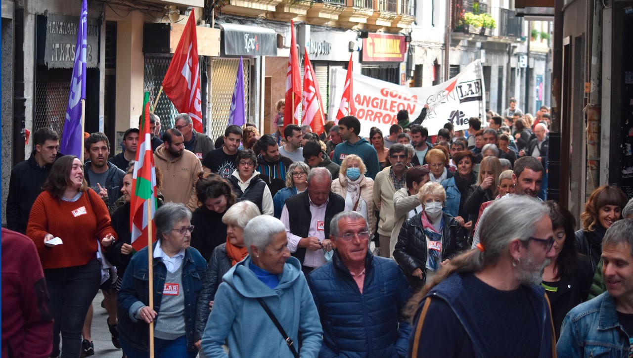 Mobilizazio ugari izango dira astelehenean, Langileen Nazioarteko Egunaren harira