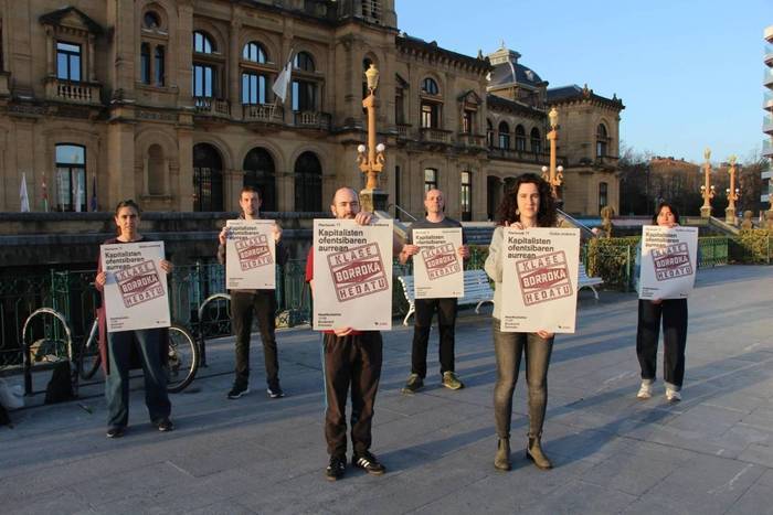 «Klase borroka hedatzeko» deiarekin  greba orokorrera batu da EHKS