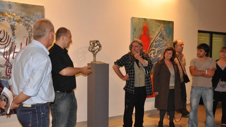 Aitor Ruiz de Eginoren erakusketa Grosen, duela 14 urte