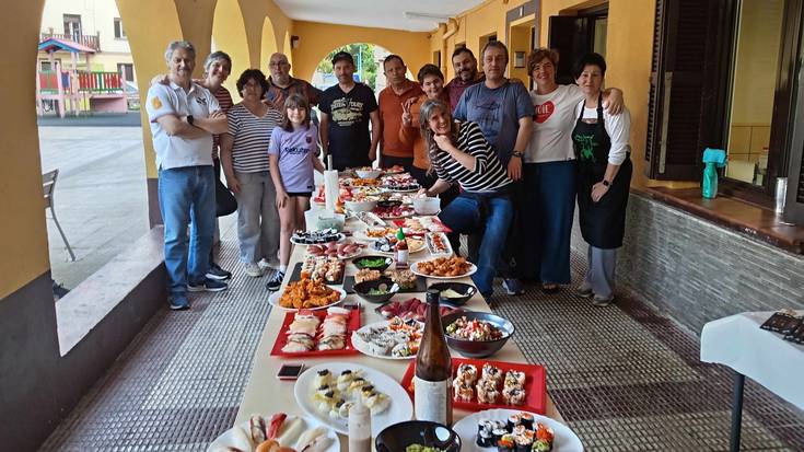 Sushiarekin abilezia ederra hartu dute Portuko auzotarrek dagoeneko!