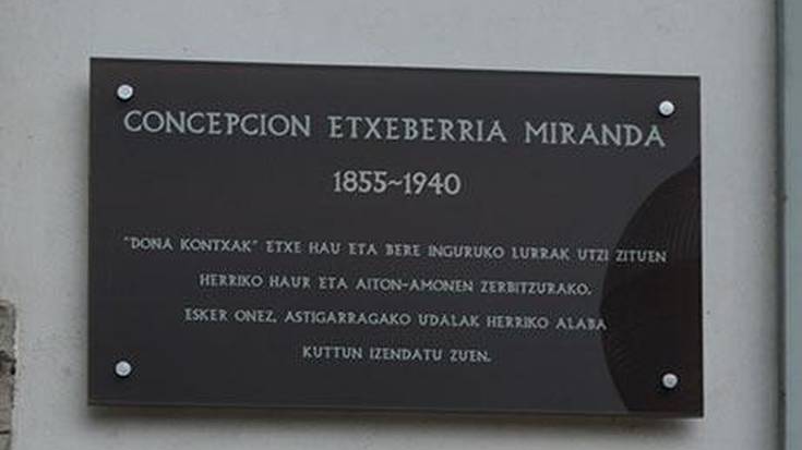 Kontxa Etxeberria,  karisma haundiko emakumea