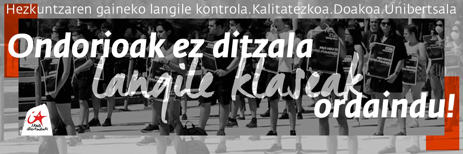 Greba aurkezteko,  zita gaur Biterin