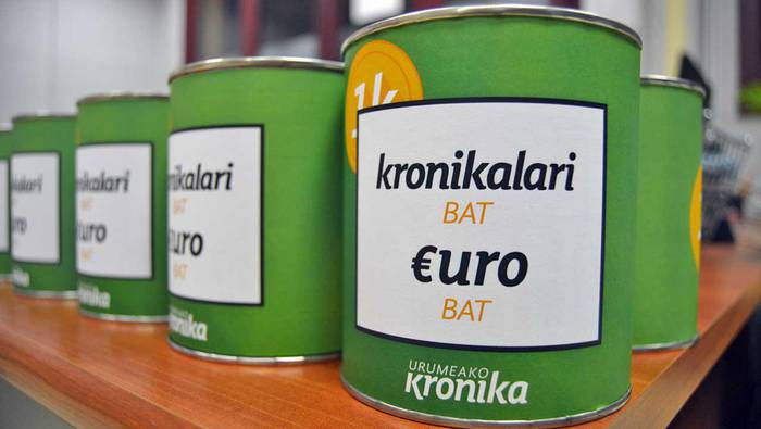 ‘Kronikalari bat, euro bat’  kanpaina martxan