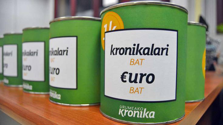 ‘Kronikalari bat, euro bat’  kanpaina martxan