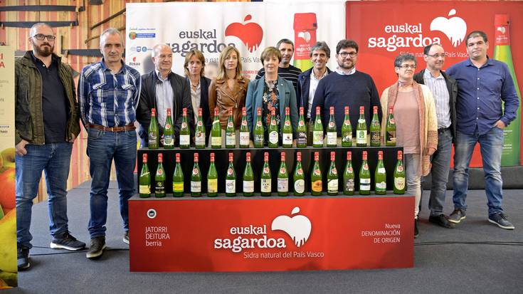 Aurreneko botilak merkatuan, Euskal Sagardoa deiturarekin