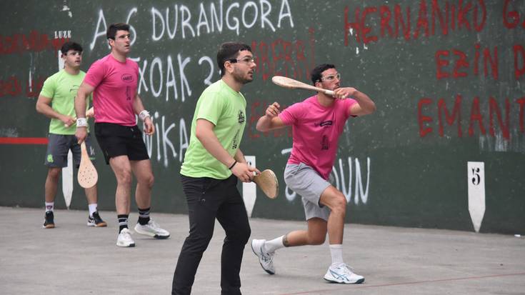 Gaur jokatuko dituzte Tilos 7 pasa txapelketako final haundiak, Tilosetako frontoian