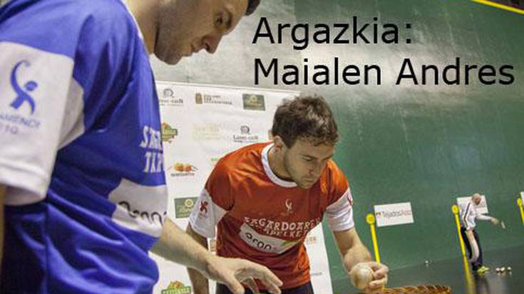 Materiala aukeratuta, aurreneko finalerdia jokatzeko prest