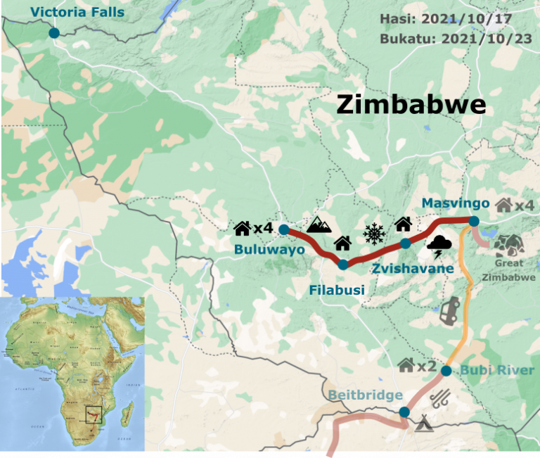 17-22 egunak: Afrikan ere hotz egiten du batzuetan…