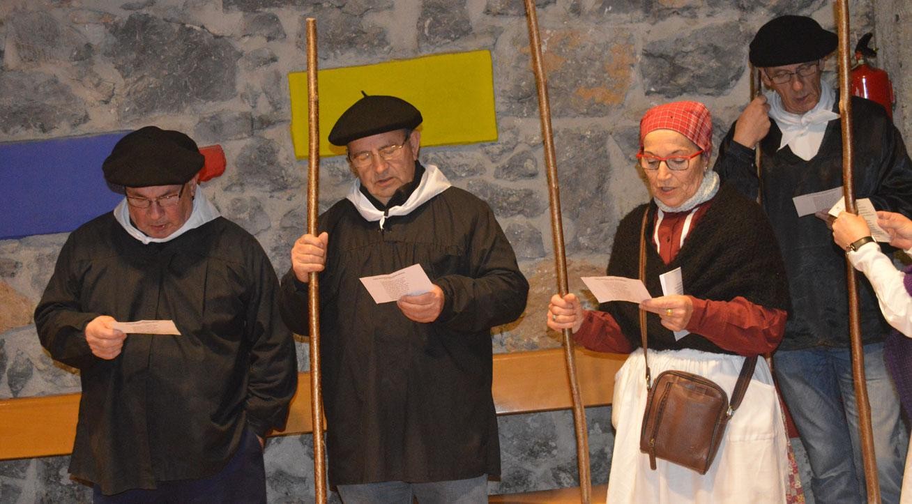 Santa Ageda bezperarako entsaioa gaur, Biterin, Ohitura Zaharrak taldeak