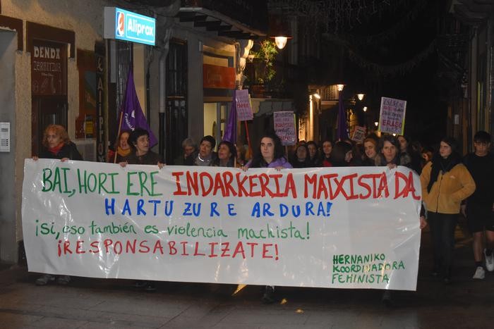 Kontzentrazioa, Argedaseko eraso matxista salatzeko