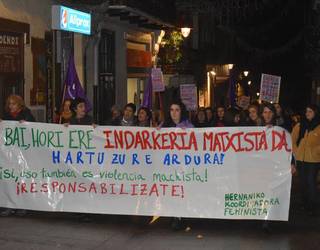 Kontzentrazioa, Argedaseko eraso matxista salatzeko