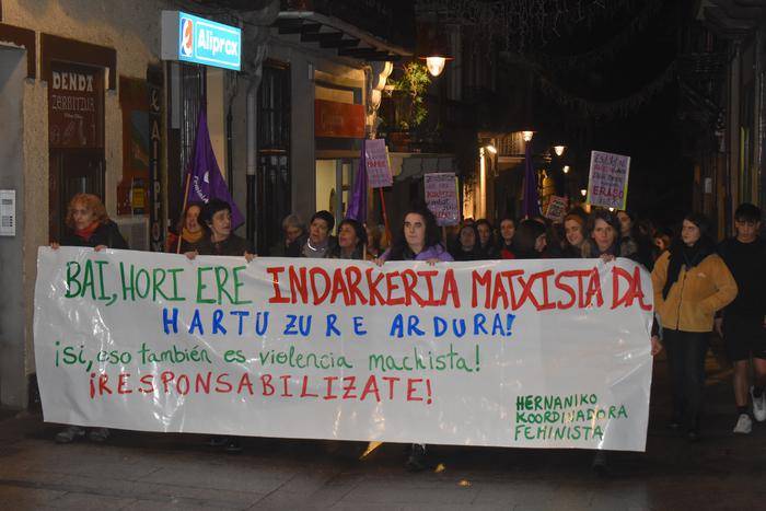 Kontzentrazioa, Argedaseko eraso matxista salatzeko