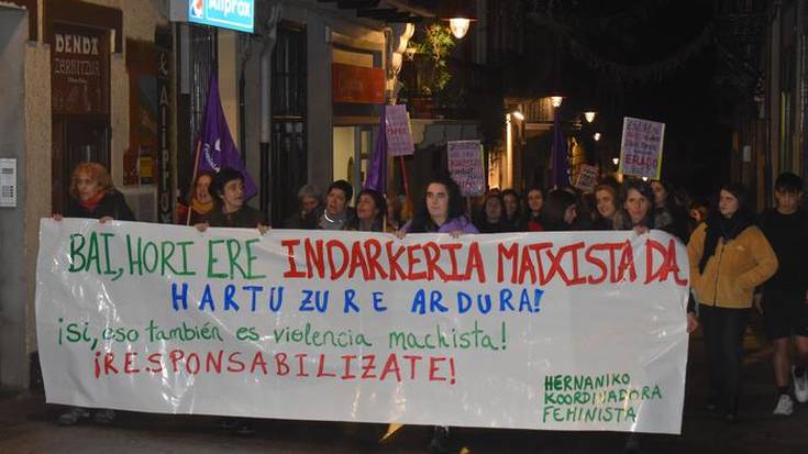 Kontzentrazioa, Argedaseko eraso matxista salatzeko