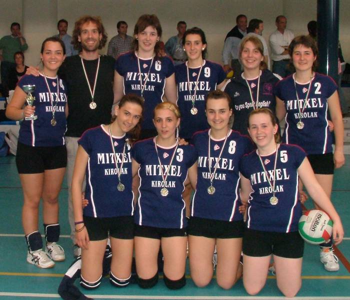 Nesken kadete mailako txapeldunordeak, 2007an!
