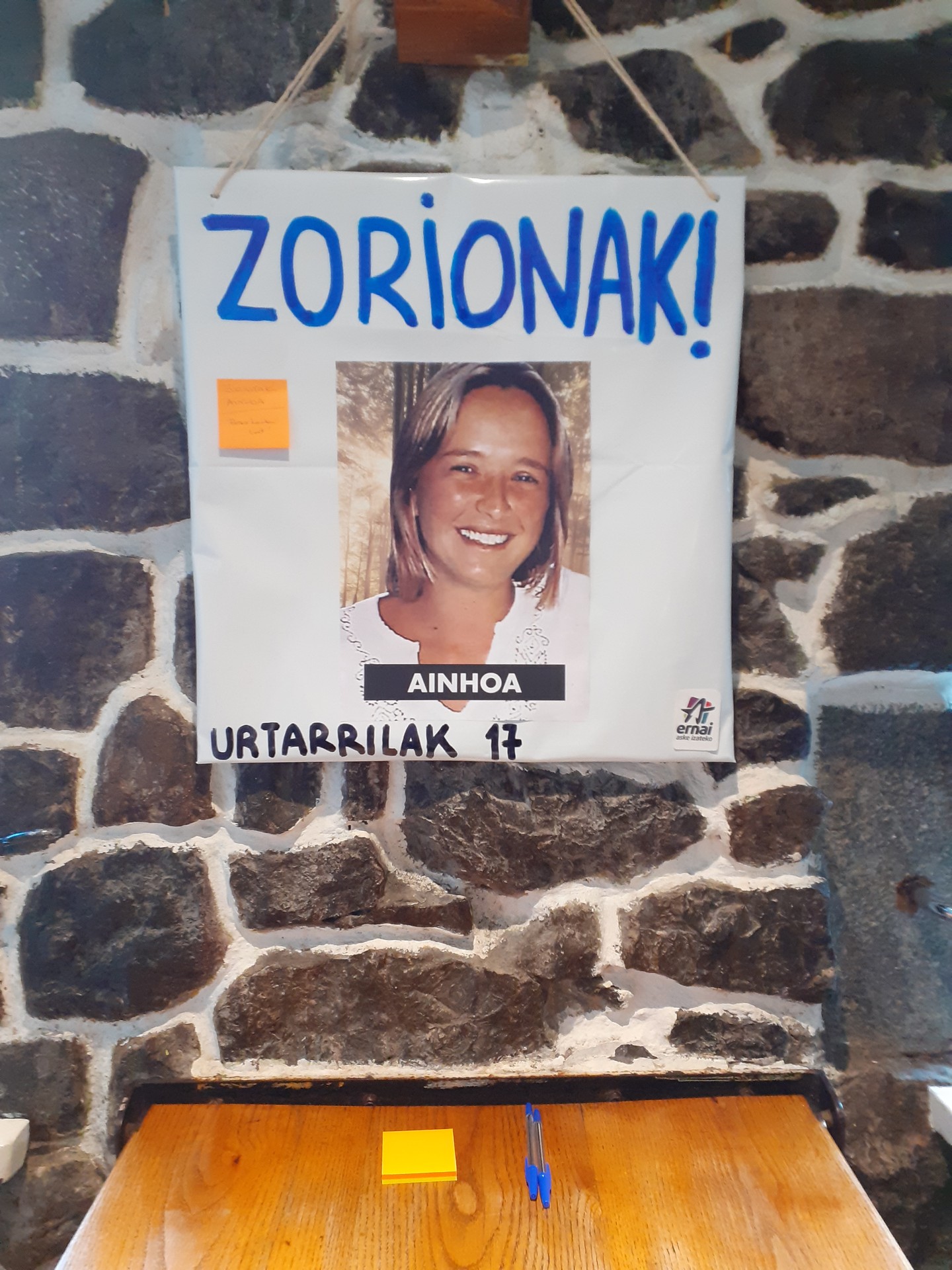 Zoriontzeko panela gaur, Garinen